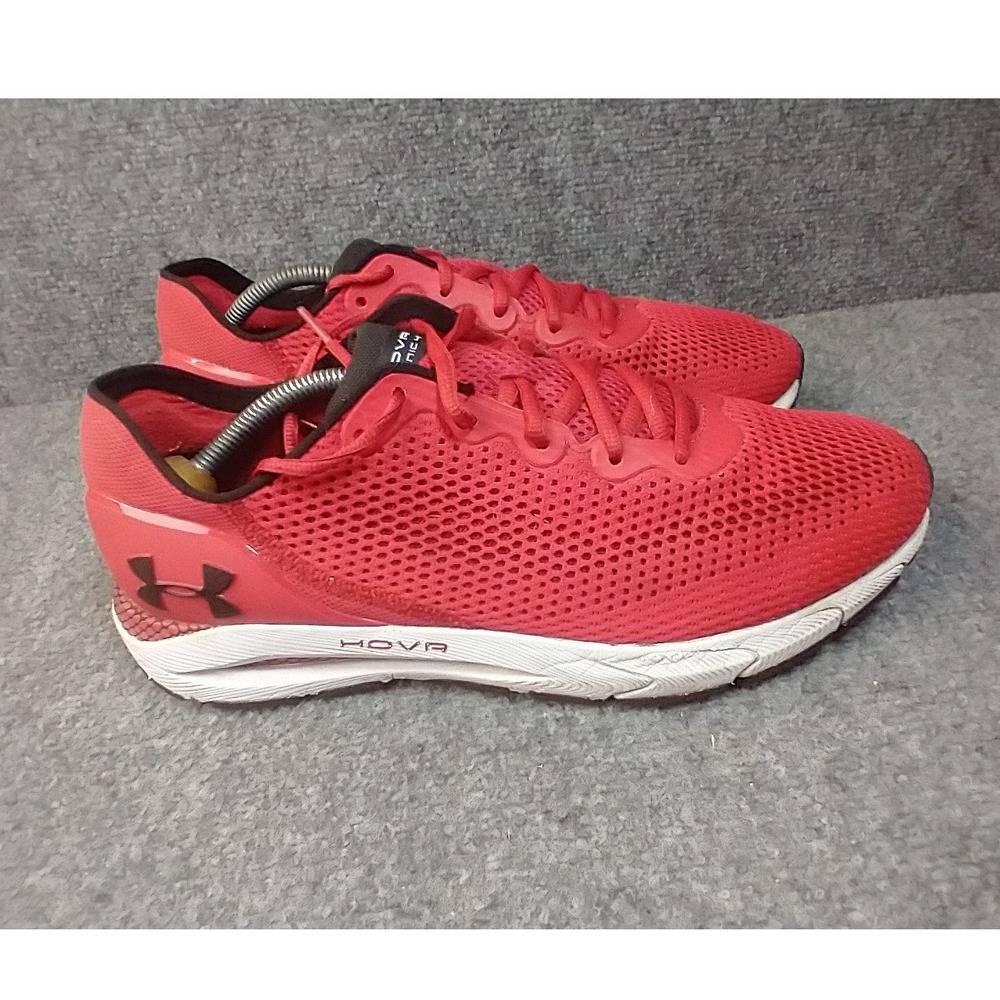 Under Armour HOVR Sonic 4 Running Shoes Mens 11.5 Red Sneakers Bluetooth